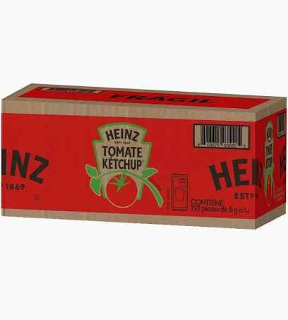 Mayonesa Heinz 200 pzas de 8 g c/u
